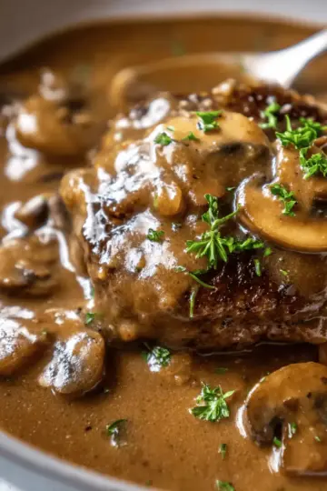 Salisbury Steak with Mushroom Gravy