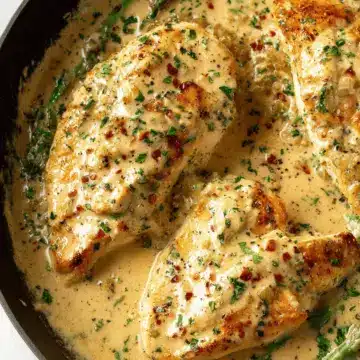Creamy Chicken in White Wine Sauce