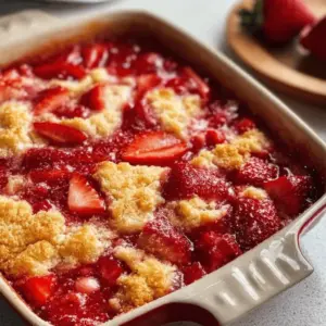 Strawberry Cobbler