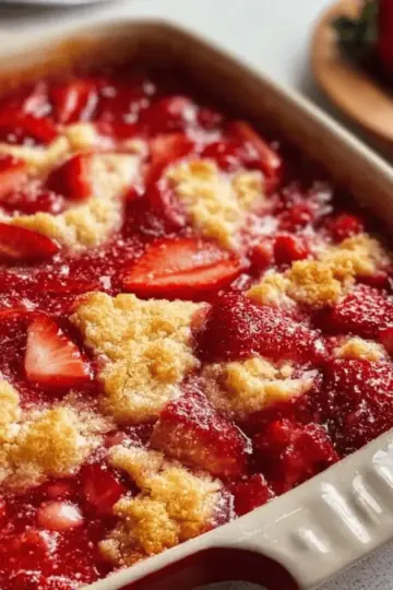 Strawberry Cobbler