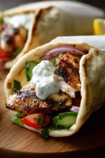 Greek Chicken Gyros recipe