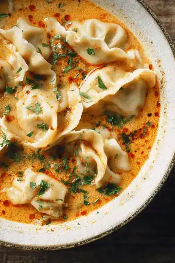 Thai Coconut Curry Dumpling Soup