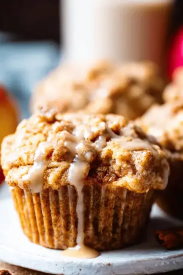 Greek Yogurt Apple Cinnamon Muffins