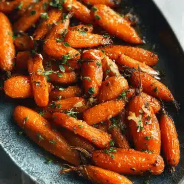 Maple Dijon Roasted Carrots
