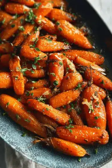 Maple Dijon Roasted Carrots
