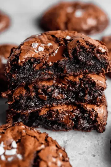 The BEST Fudgy Chewy Brookies