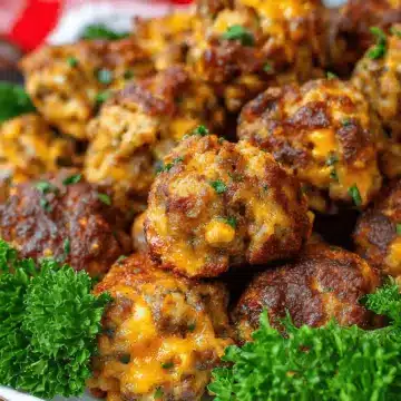 Cheesy Sausage Stuffing Balls