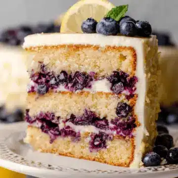 Lemon Blueberry Layer Cake