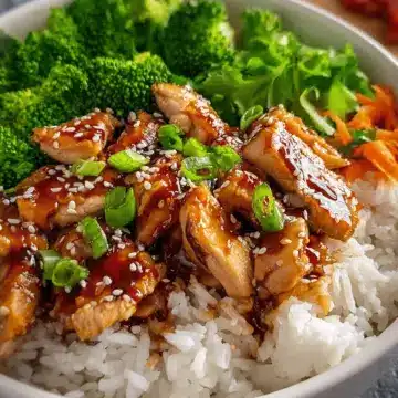 The Best Teriyaki Chicken Rice Bowl