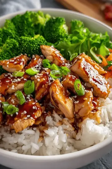 The Best Teriyaki Chicken Rice Bowl