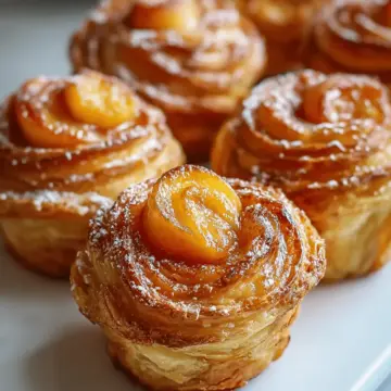 Irresistible Peach Pie Cruffins