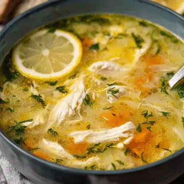 Greek Lemon Chicken Soup