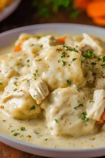 Copycat Cracker Barrel Chicken and Dumplings