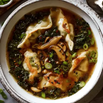 Embarrassingly Easy Potsticker Soup.