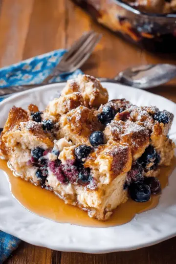 Blueberry French Toast Casserole