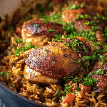 One Pot Chicken and Dirty Rice
