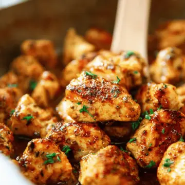 Juicy Oven Baked Chicken Bites