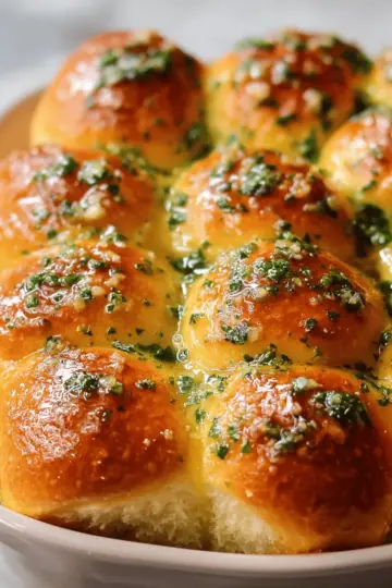 Garlic Butter Dinner Rolls