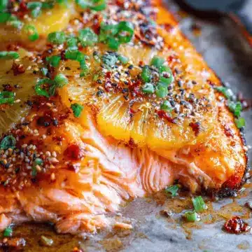 Baked Pineapple Salmon
