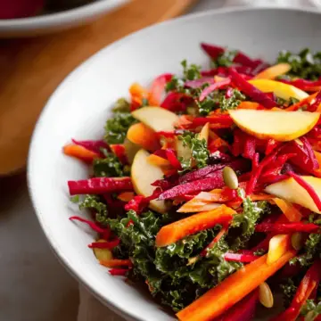 Apple, Beet, Carrot & Kale Salad