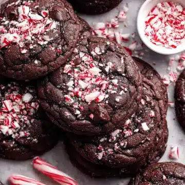 Double Chocolate Peppermint Cookies