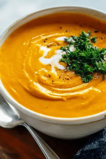 Creamy Roasted Carrot Soup