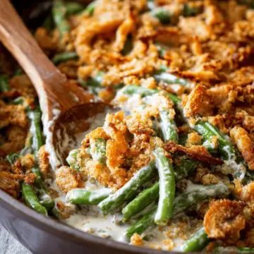 Creamy Green Bean Casserole from Scratch