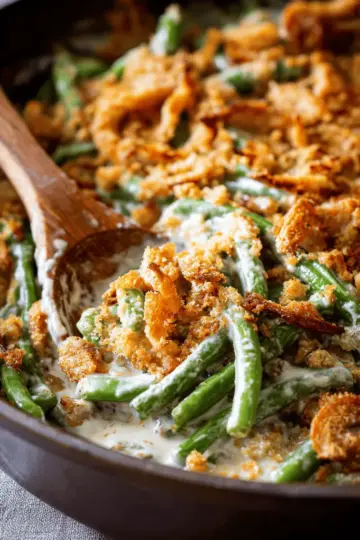 Creamy Green Bean Casserole from Scratch