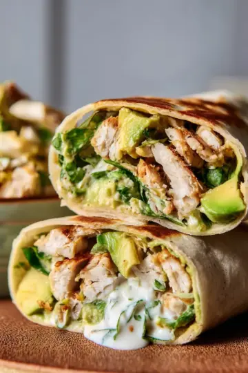 Chicken Avocado Wraps