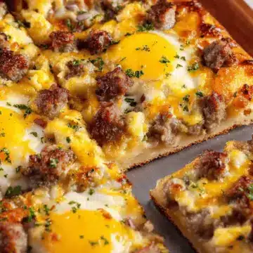 Sausage Breakfast Pizza