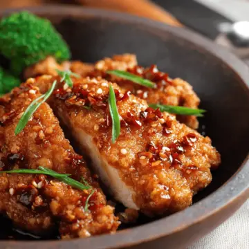 Crunchy Honey Garlic Chicken