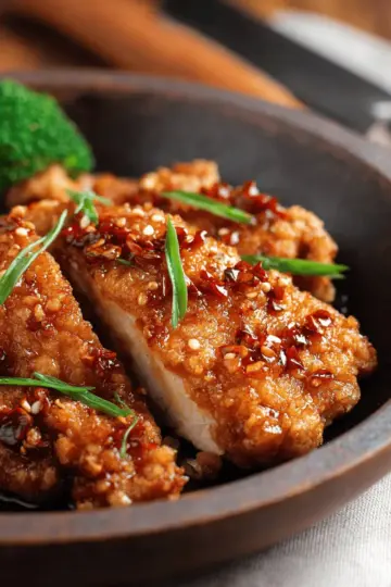 Crunchy Honey Garlic Chicken
