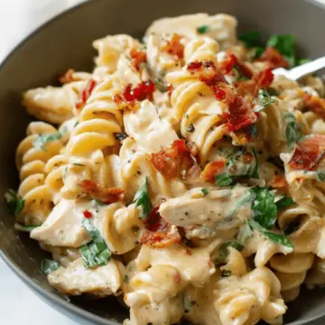 Chicken Bacon Ranch Pasta