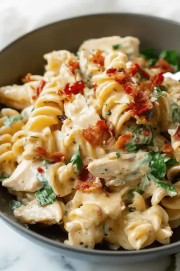 Chicken Bacon Ranch Pasta