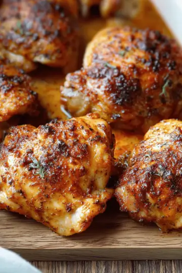 Baked Boneless Chicken Thighs