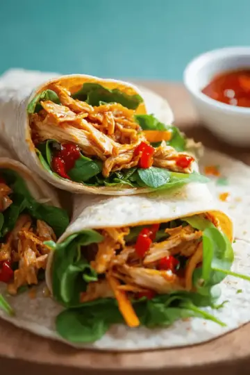 Sweet Chili Chicken Wraps