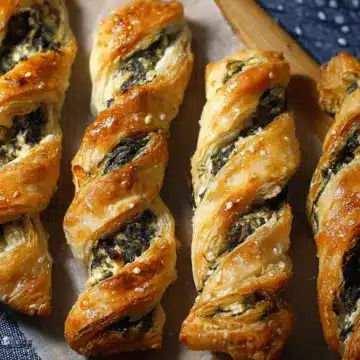Spanakopita Puff Pastry Twists