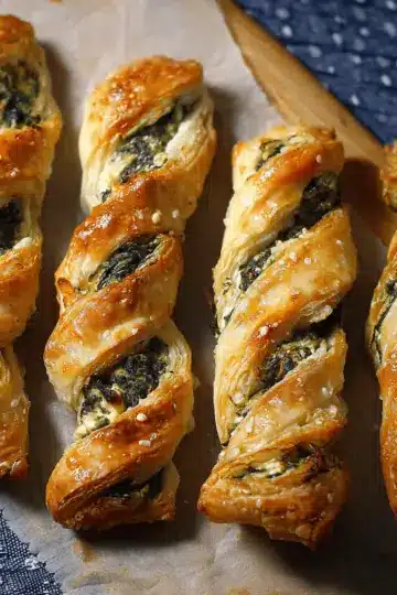 Spanakopita Puff Pastry Twists
