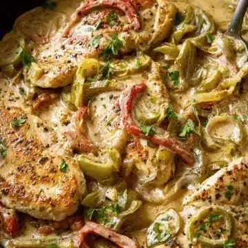 One-Pan Creamy Pepperoncini Chicken