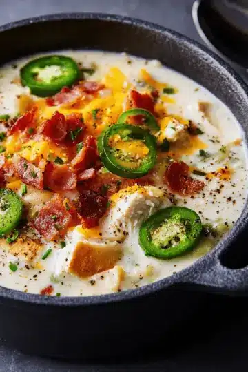 Jalapeño Popper Chicken Soup