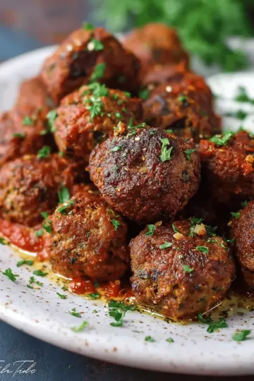Vegan Eggplant “Meatballs”