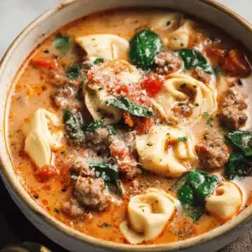 Italian Sausage Tortellini Soup
