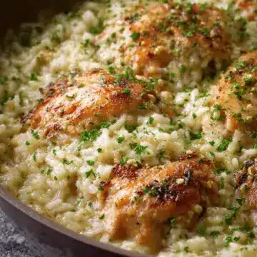 Creamy Parmesan One Pot Chicken and Rice