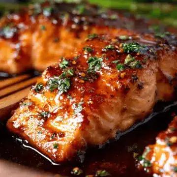 Honey Garlic Glazed Salmon