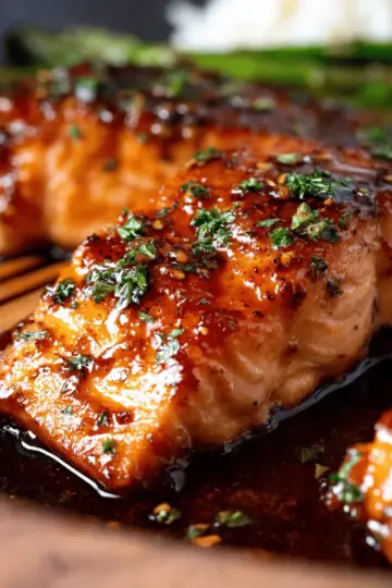 Honey Garlic Glazed Salmon