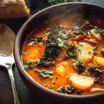 Smoky Potato and Kale Soup