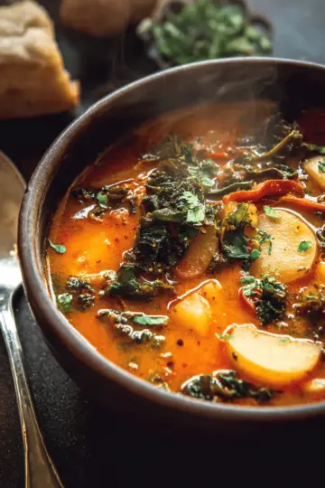 Smoky Potato and Kale Soup