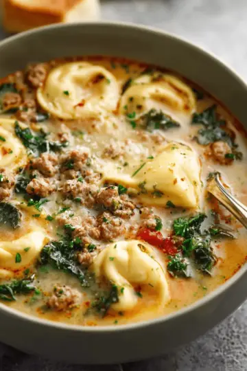 Sausage Tortellini Soup