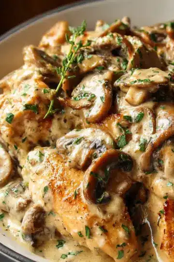 Creamy Mushroom Chicken