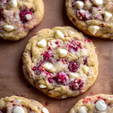 White Chocolate Raspberry Cookies
